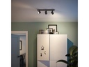 Philips Aufbauspot MyLiving Runner, 3 x GU10, 20W, Schwarz