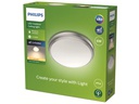 Philips Deckenleuchte Doris, Ø 22 cm, 6W, 2700K, Nickel