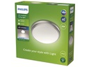 Philips Deckenleuchte Doris, Ø 22 cm, 6W, 4000K, Nickel
