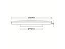 Philips Deckenleuchte Ozziet CL570, Ø 30 cm, 18W, 4000K, Weiss