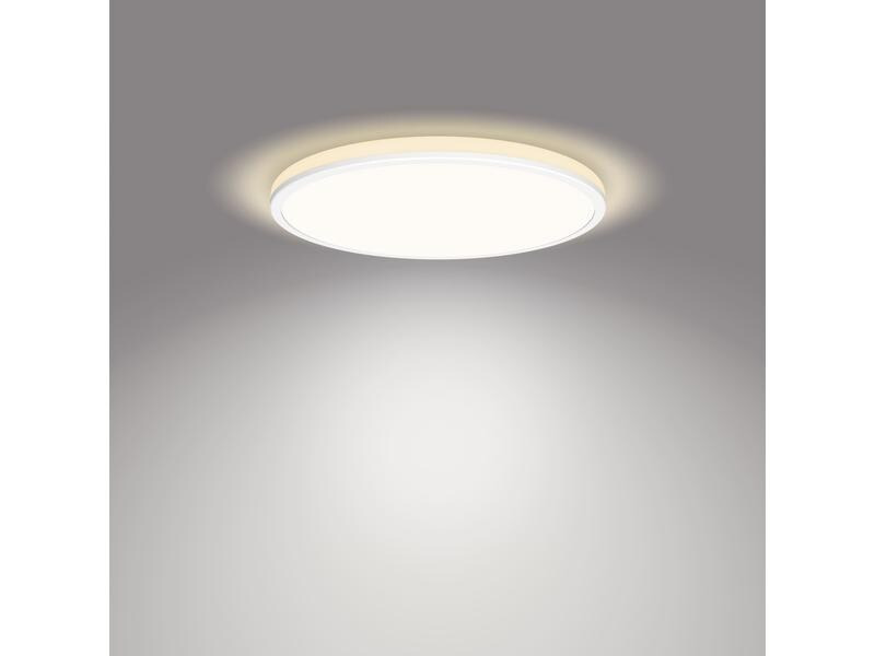 Philips Deckenleuchte Ozziet CL570, Ø 30 cm, 18W, 4000K, Weiss