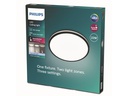 Philips Deckenleuchte Ozziet CL570, Ø 40 cm, 22W, 4000K, Schwarz