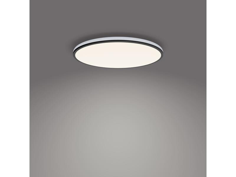 Philips Deckenleuchte Ozziet CL570, Ø 40 cm, 22W, 4000K, Schwarz