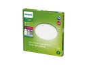 Philips Deckenleuchte Superslim CL550, Ø 25 cm, 15W, 4000K, Weiss