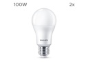 Philips Lampe (100W), 13W, E27, Neutralweiss, 2 Stück