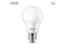 Philips Lampe (40W), 4.9W, E27, Warmweiss, 2 Stück