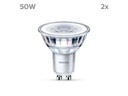 Philips Lampe (50W), 4.6W, GU10, Neutralweiss, 2 Stück