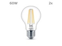 Philips Lampe (60W), 7W, E27, Neutralweiss, 2 Stück