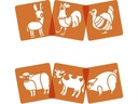 Avenue Mandarine Schablone 15 x 15 cm, Bauernhof