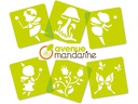 Avenue Mandarine Schablone 15 x 15 cm, Fee
