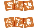 Avenue Mandarine Schablone 15 x 15 cm, Meer