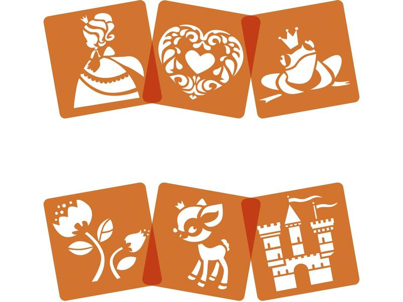 Avenue Mandarine Schablone 15 x 15 cm, Prinzessin