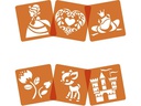 Avenue Mandarine Schablone 15 x 15 cm, Prinzessin