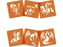 Avenue Mandarine Schablone 15 x 15 cm, Ritter