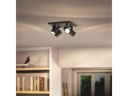 Philips Aufbauspot MyLiving Runner, 4 x GU10, 20W, Schwarz