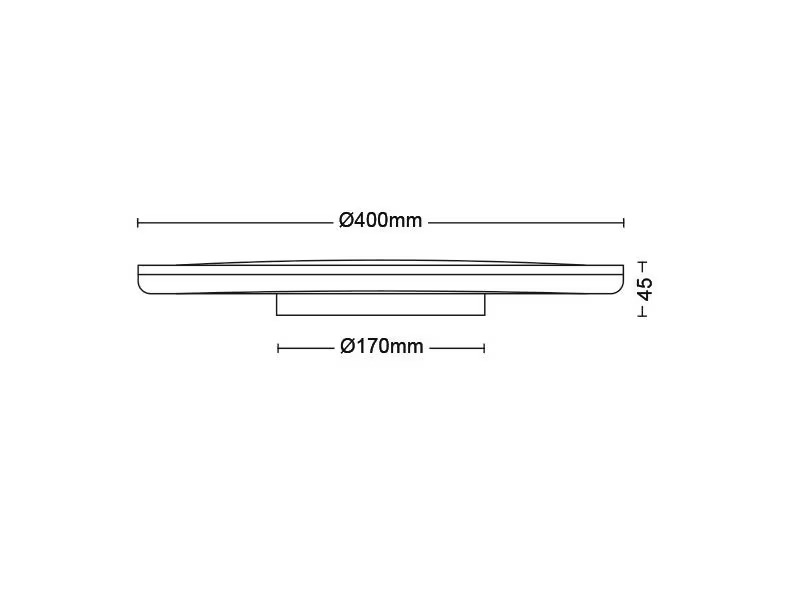 Philips Deckenleuchte Ozziet CL570, Ø 40 cm, 22W, 4000K, Weiss