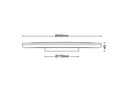 Philips Deckenleuchte Ozziet CL570, Ø 40 cm, 22W, 4000K, Weiss