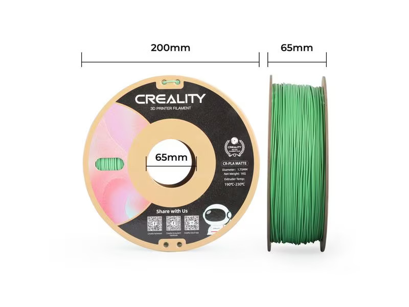 Creality Filament PLA, Avocado Grün, 1.75 mm, 1 kg