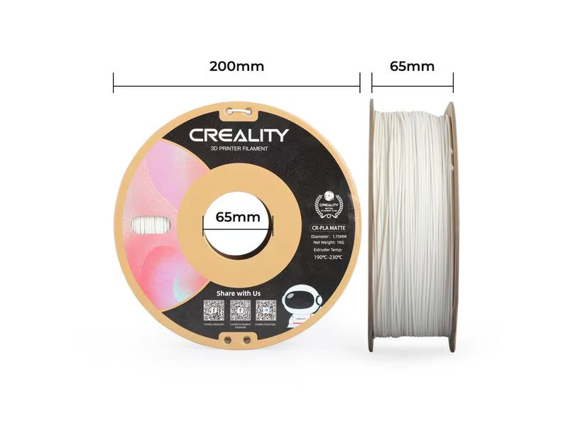 Creality Filament PLA, Kalkweiss, 1.75 mm, 1 kg