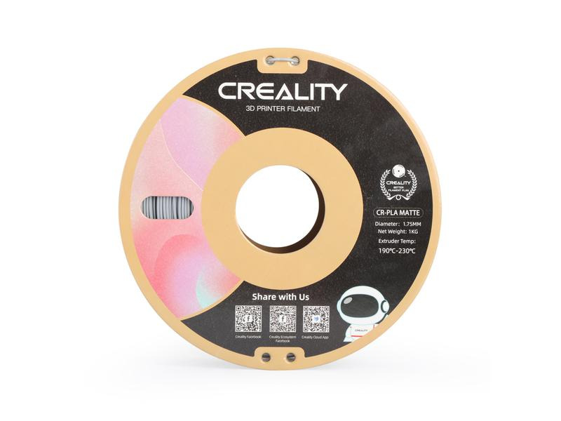 Creality Filament PLA, Mattgrau, 1.75 mm, 1 kg