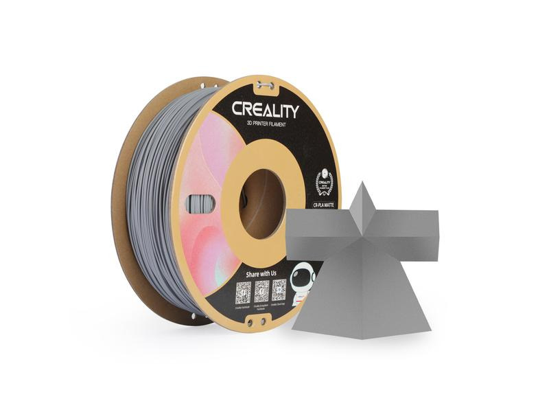 Creality Filament PLA, Mattgrau, 1.75 mm, 1 kg