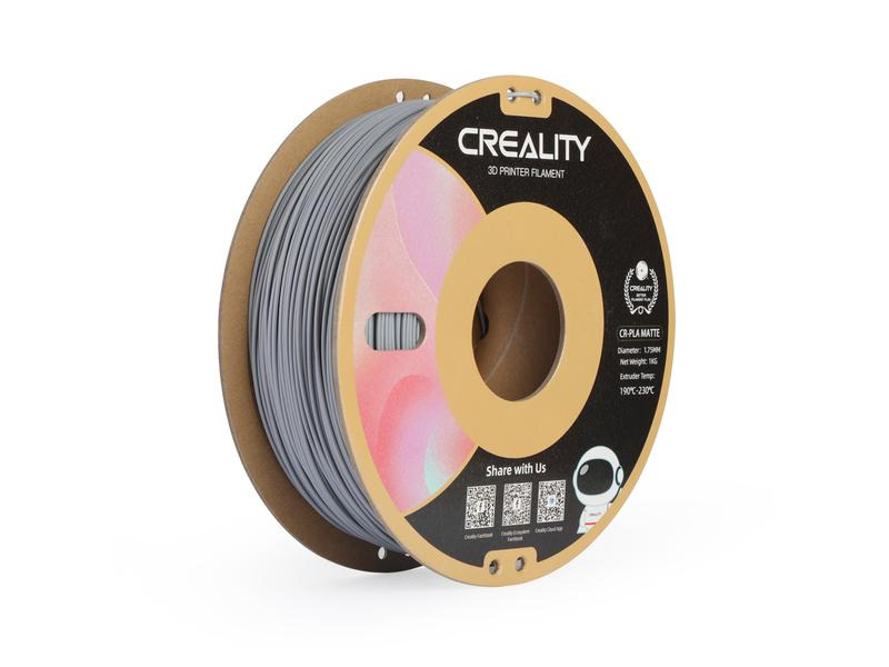 Creality Filament PLA, Mattgrau, 1.75 mm, 1 kg