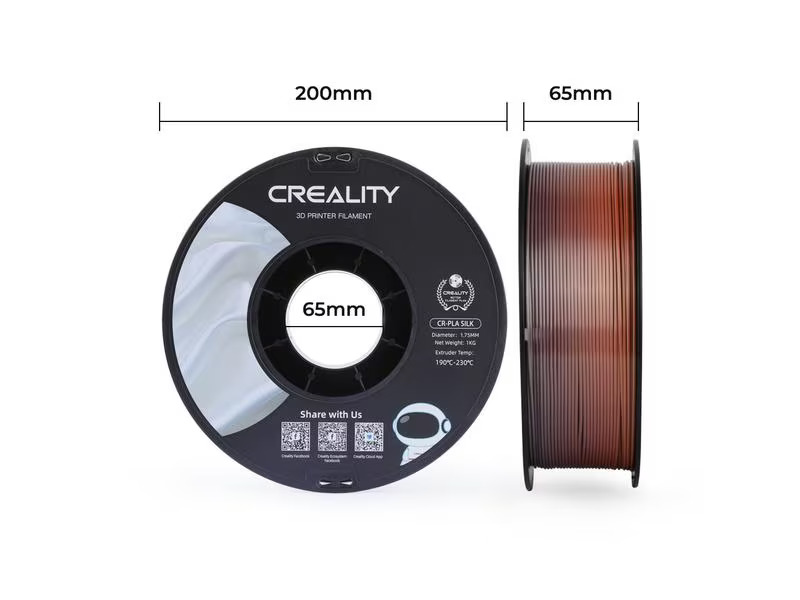 Creality Filament PLA, Regenbogen, 1.75 mm, 1 kg