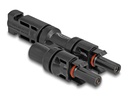 Delock DL4 Solar Konnektor 1x Stecker zu 2x Buchse, IP67