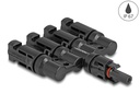 Delock DL4 Solar Konnektor 1x Buchse zu 4x Stecker, IP67