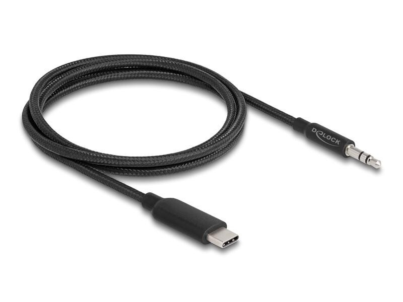 Delock Audio-Kabel USB-C-Stecker - 3.5 mm Klinke 1 m