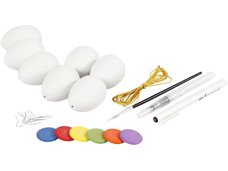 Creativ Company Bastelset Pretty Easter Egg 7-teilig