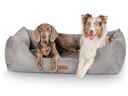 Knuffelwuff Hunde-Bett Dreamline Velour XXXL, 155 x 105 cm, Grau