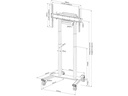 Neomounts by NewStar TV-Trolley FL55-875BL1 Schwarz