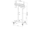 Neomounts by NewStar TV-Trolley FL55-875WH1 Weiss
