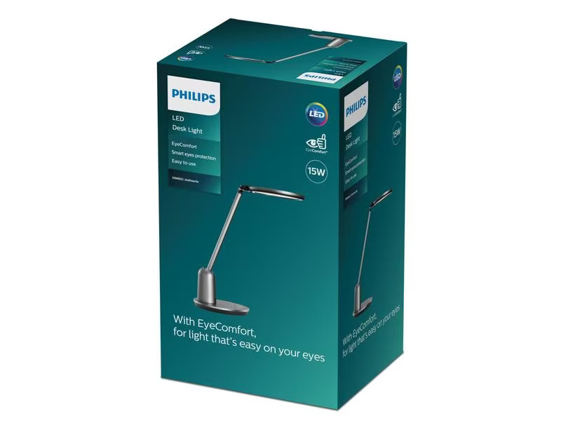 Philips Schreibtischleuchte Einstein 3000 K - 5500 K, Weiss