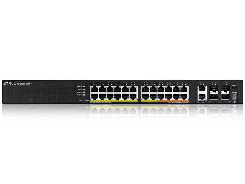 Zyxel PoE+ Switch XGS2220-30HP 30 Port