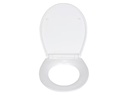 Wenko Toilettensitz Grey Marble Absenkautomatik, Gelbgold/Grau