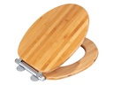 Wenko Toilettensitz Bambusa mit Fix-Clip, Hellbraun