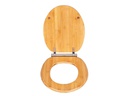 Wenko Toilettensitz Bambusa mit Fix-Clip, Hellbraun