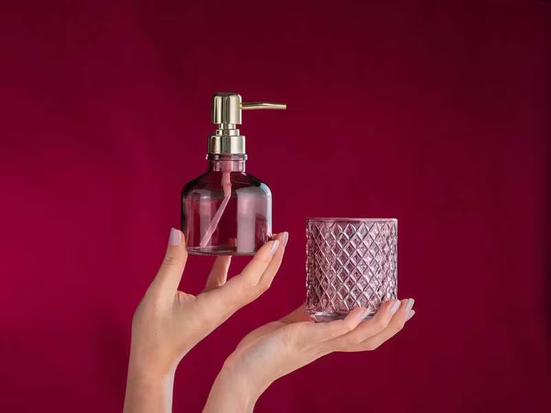 Wenko Seifenspender Atessa 200 ml, Altrosa