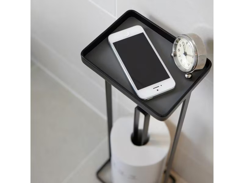 Yamazaki Toilettenpapierhalter Tower Schwarz