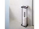Yamazaki Toilettenpapierhalter Tower Schwarz