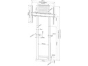 Neomounts by NewStar TV-Trolley WL55-875BL1 Schwarz