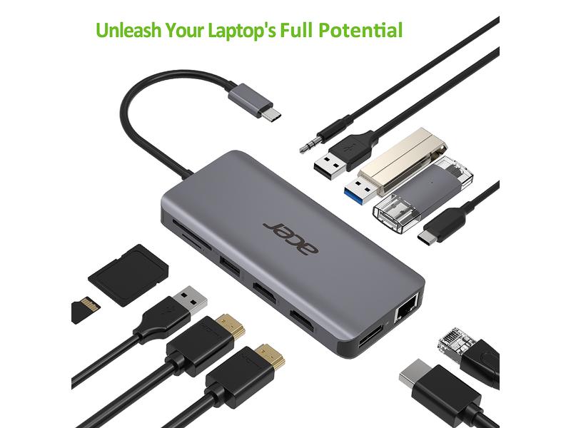 Acer Dockingstation USB Type-C 12-in-1 Mini