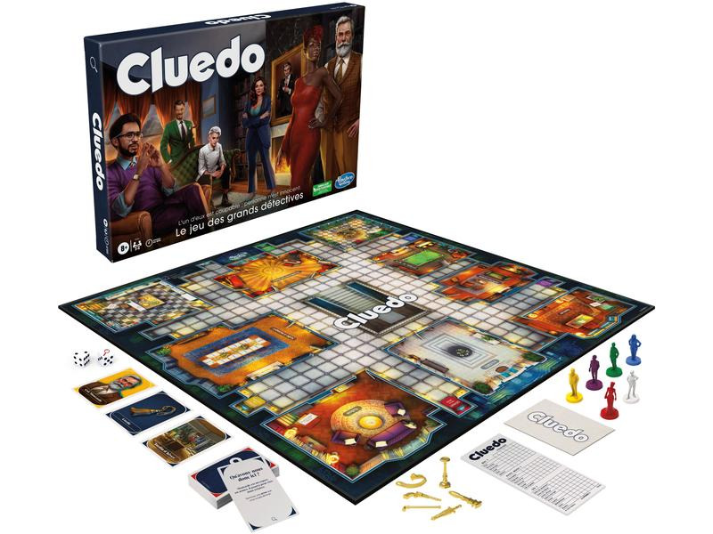 Hasbro Gaming Familienspiel Cluedo Classic -FR-