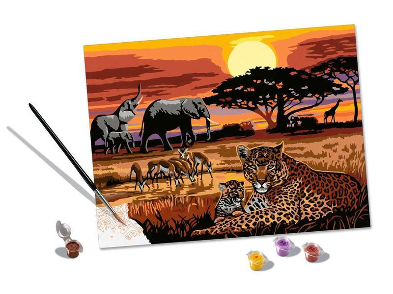 Ravensburger Malen nach Zahlen CreArt: Savannah Landscapes