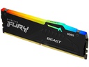 Kingston DDR5-RAM FURY Beast RGB 6000 MHz 1x 8 GB