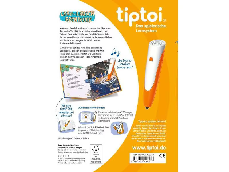 tiptoi Lernbuch Lese-Lausch-Abenteuer Tiefsee