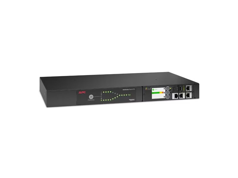 APC Automatic Transfer-Switch AP4423A IN: 16A 2xC20, OUT: 8xC13