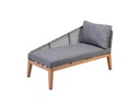Greemotion Loungeset Jana, Braun/Grau, 3 Sitzplätze